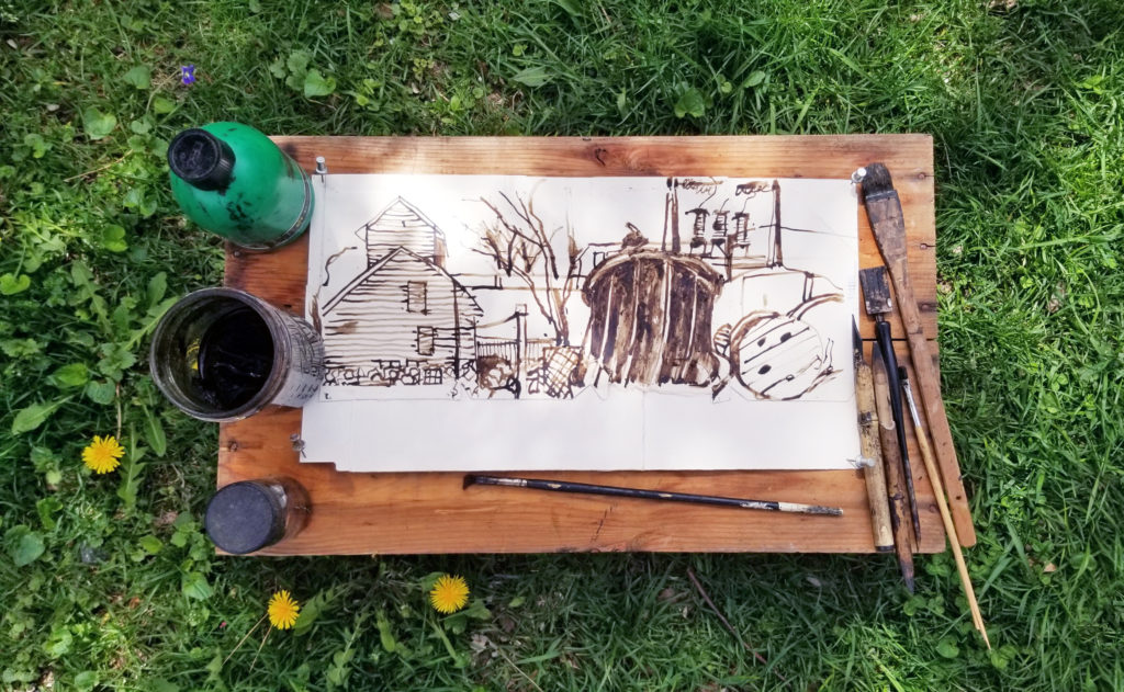 Making and Drawing with Walnut Ink